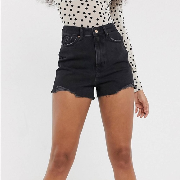 ASOS Super high rise mom short - Picture 5 of 7